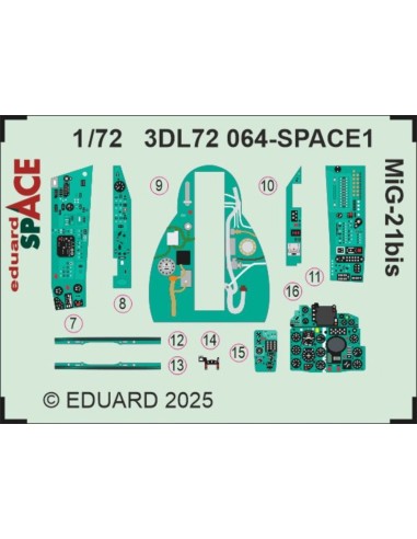MiG-21bis SPACE  EDUARD 