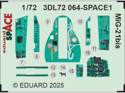 MiG-21bis SPACE  EDUARD 