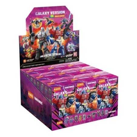 TRANSFORMERS - Galaxy Version 06 - Model Kit Blokees Display 9 pc