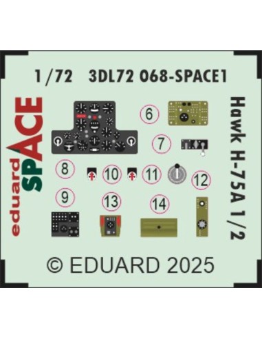 Hawk H-75A 1/2 SPACE  ARMA HOBBY 