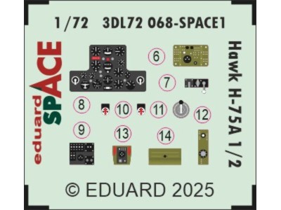 Hawk H-75A 1/2 SPACE  ARMA HOBBY 