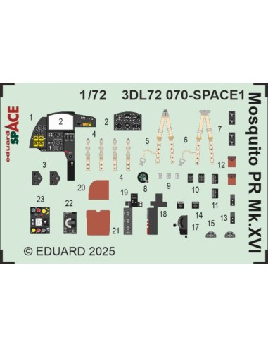 Mosquito PR Mk.XVI SPACE 1/72 for Special Hobby 