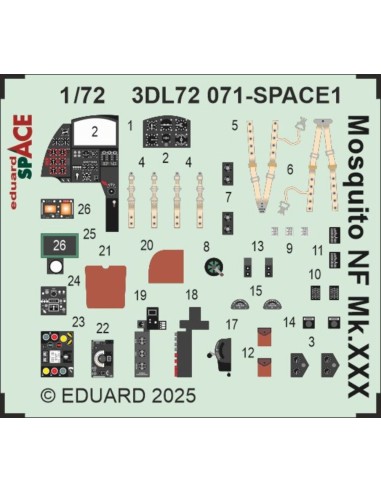 Mosquito NF Mk.XXX SPACE 1/72 for Special Hobby 