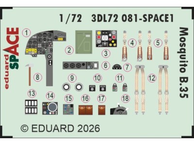 Mosquito B.35 SPACE for Airfix 