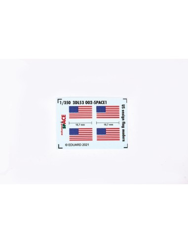 US ensign flag modern SPACE 