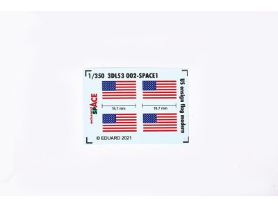 US ensign flag modern SPACE 