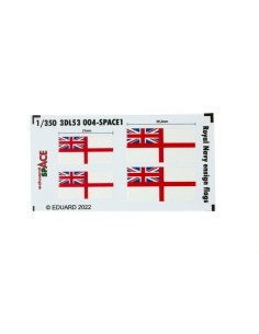 Royal Navy ensign flags SPACE 