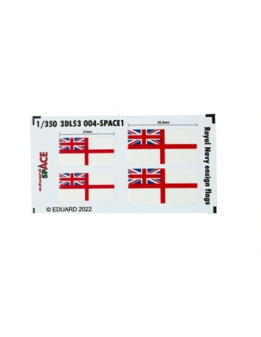 Royal Navy ensign flags SPACE 