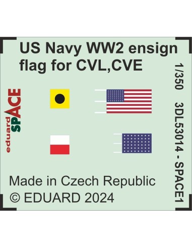 US Navy WW2 ensign flag for CVL, CVE, CL & DD SPACE 