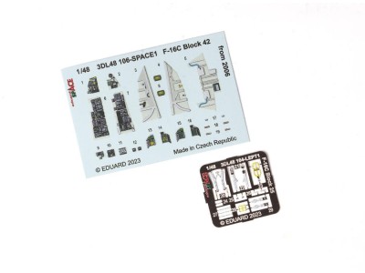 F-16C Block 42 from 2006 SPACE 1/48 for KINETIC 