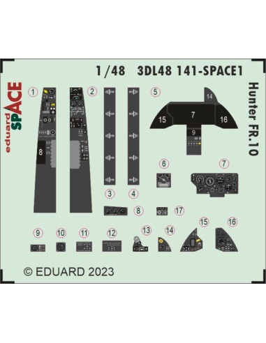 Hunter FR.10 SPACE 1/48 AIRFIX 