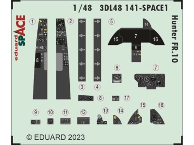 Hunter FR.10 SPACE 1/48 AIRFIX 