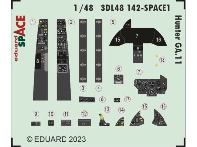 Hunter GA.11 SPACE 1/48 AIRFIX 