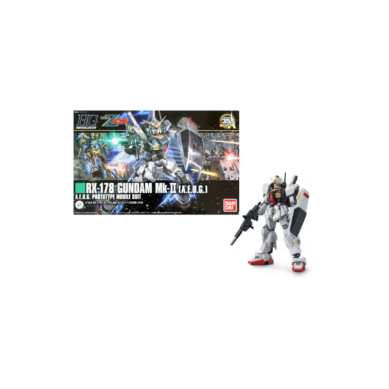 GUNDAM - 1/144 HGUC RX-178 Gundam MK-II AEUG - Model Kit 13cm