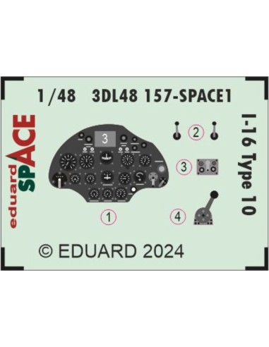 I-16 Type 10 SPACE 1/48 EDUARD 