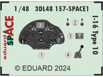 I-16 Type 10 SPACE 1/48 EDUARD 