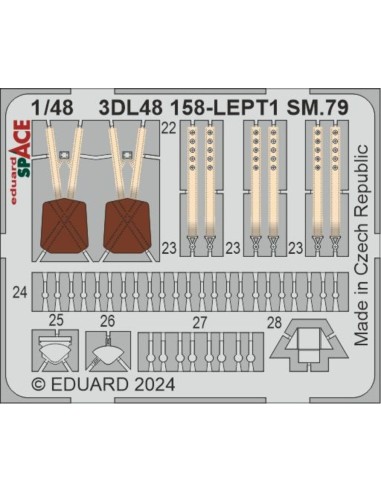 SM.79 SPACE 1/48 EDUARD 