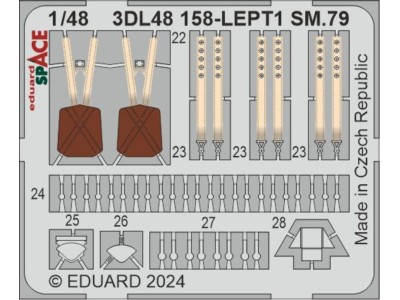 SM.79 SPACE 1/48 EDUARD 