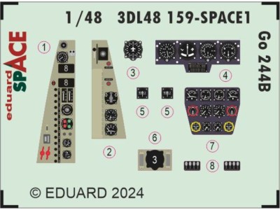 Go 244B SPACE 1/48 ICM 