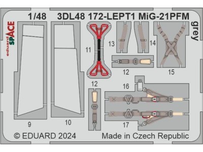 MiG-21PFM grey SPACE 1/48 EDUARD 