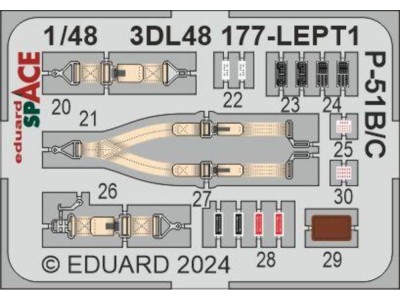 P-51B/C SPACE  EDUARD 