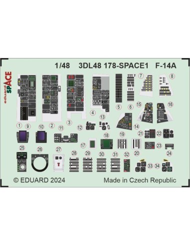 F-14A SPACE  GREAT WALL HOBBY 