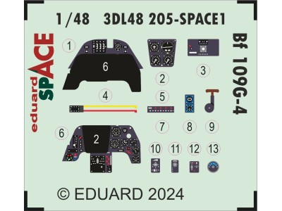Bf 109G-4 SPACE  EDUARD 