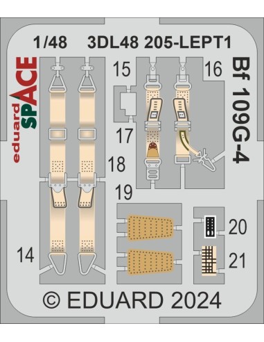 Bf 109G-4 SPACE  EDUARD 