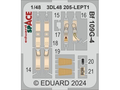 Bf 109G-4 SPACE  EDUARD 