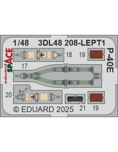 P-40E SPACE  EDUARD 