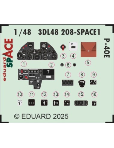 P-40E SPACE  EDUARD 