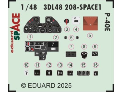 P-40E SPACE  EDUARD 
