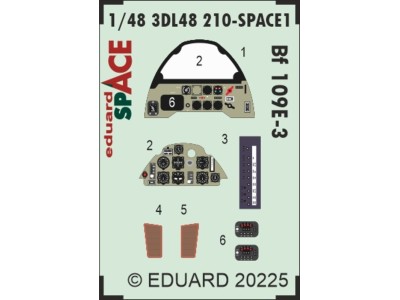 Bf 109E-3 SPACE  HOBBY BOSS 