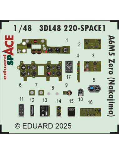 A6M5 Zero (Nakajima) SPACE  EDUARD 
