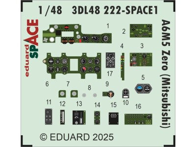 A6M5 Zero (Mitsubishi) SPACE  EDUARD 