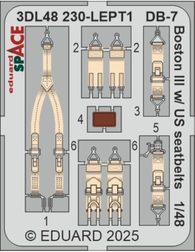 DB-7 Boston III w/ US seatbelts SPACE  HKM 
