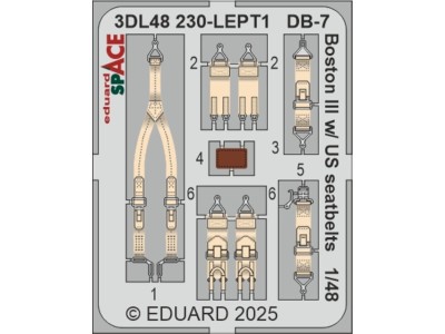 DB-7 Boston III w/ US seatbelts SPACE  HKM 