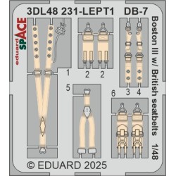 DB-7 Boston III w/ British seatbelts SPACE  HKM 