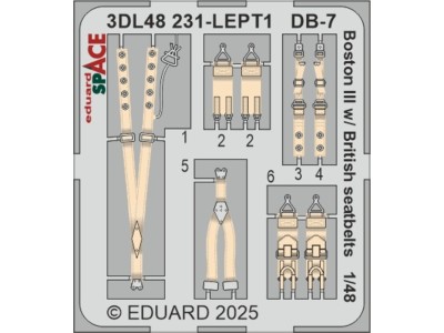 DB-7 Boston III w/ British seatbelts SPACE  HKM 