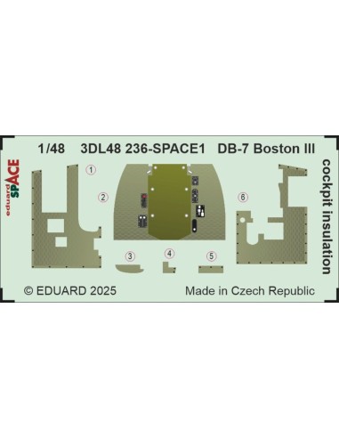 DB-7 Boston III cockpit insulation SPACE  HKM 