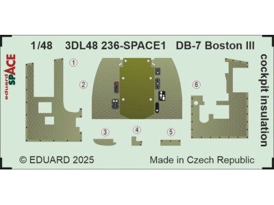 DB-7 Boston III cockpit insulation SPACE  HKM 