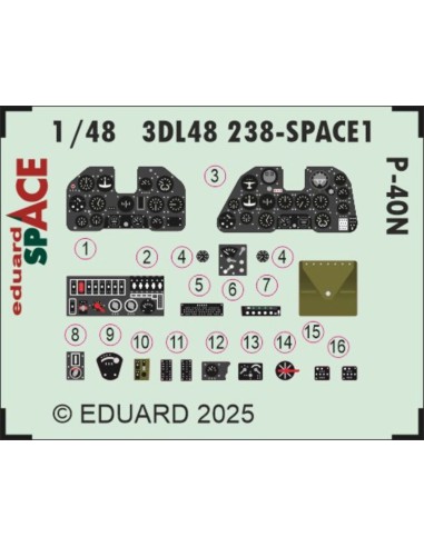 P-40N SPACE  EDUARD 
