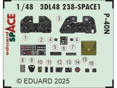 P-40N SPACE  EDUARD 