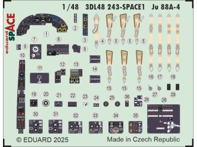 Ju 88A-4 SPACE  EDUARD / ICM 