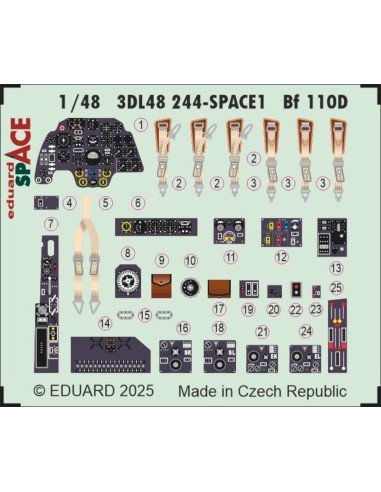 Bf 110D SPACE  EDUARD 
