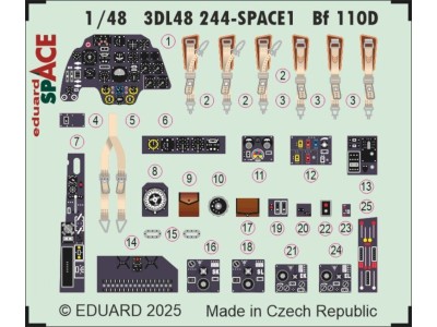 Bf 110D SPACE  EDUARD 