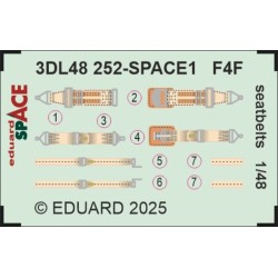 F4F seatbelts SPACE 1/48 for Eduard 