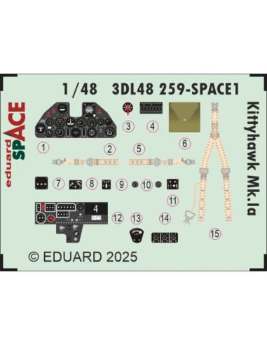 Kittyhawk Mk.Ia SPACE for Eduard 