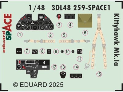 Kittyhawk Mk.Ia SPACE for Eduard 