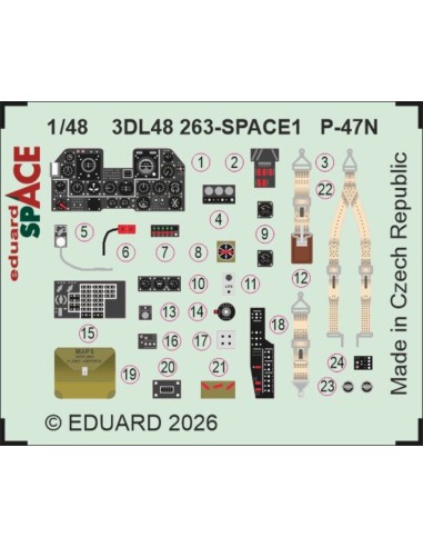 P-47N SPACE for Miniart 